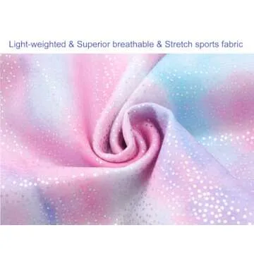 Domusgo Gymnastics Leotard Girls 4t 5t Tie Dye Biketard