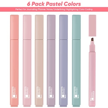 Aesthetic Cute Highlighters Pastel No Bleed Assorted Colors
