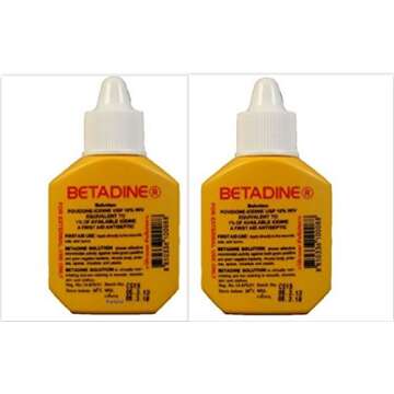 Betadine Povidone Iodine Antiseptic - 15 cc Pack of 2
