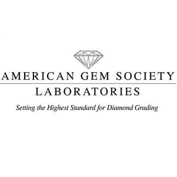 Amanda Rose Collection AGS Certified 1ct TW Round REAL Diamond Stud Earrings for Women in 14K White Gold with Screw Backs