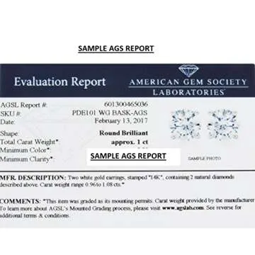 Elegant 1ct Diamond Studs in 14K White Gold - Amanda Rose Collection