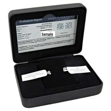 Elegant 1ct Diamond Studs in 14K White Gold - Amanda Rose Collection