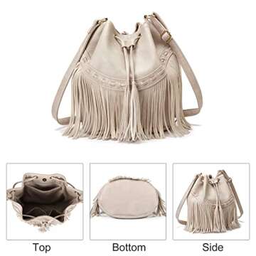 Stylish Leather Bucket Bag for Women - Perfect for Every Occasion