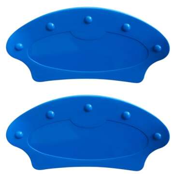 Card Holders for Playing Cards - 2Pack Canasta Cards Tray for Kids Adults Seniors Board Tabletop Games Great for Poker Parties, Family Game Nights