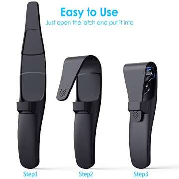 Razor Travel Case - Enerfort Silicone Mens Razor Case, Razor Case Compatible with Gillette Mach Fusi...