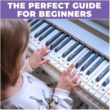 Liquid Stands Piano Note Stickers for Easy Learning