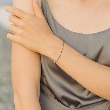 JoycuFF You Are My Sunshine Morse Code Bracelets for Women Wife Daughter Girlfriend Sister Mom Funny...