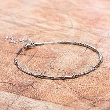 JoycuFF You Are My Sunshine Morse Code Bracelets for Women Wife Daughter Girlfriend Sister Mom Funny Fashion Best Friend BFF Gifts Christmas Birthday Motivational Jewelry