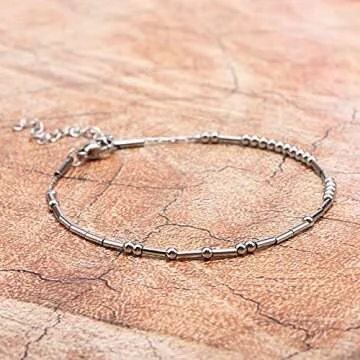 JoycuFF You Are My Sunshine Morse Code Bracelets for Women Wife Daughter Girlfriend Sister Mom Funny Fashion Best Friend BFF Gifts Christmas Birthday Motivational Jewelry