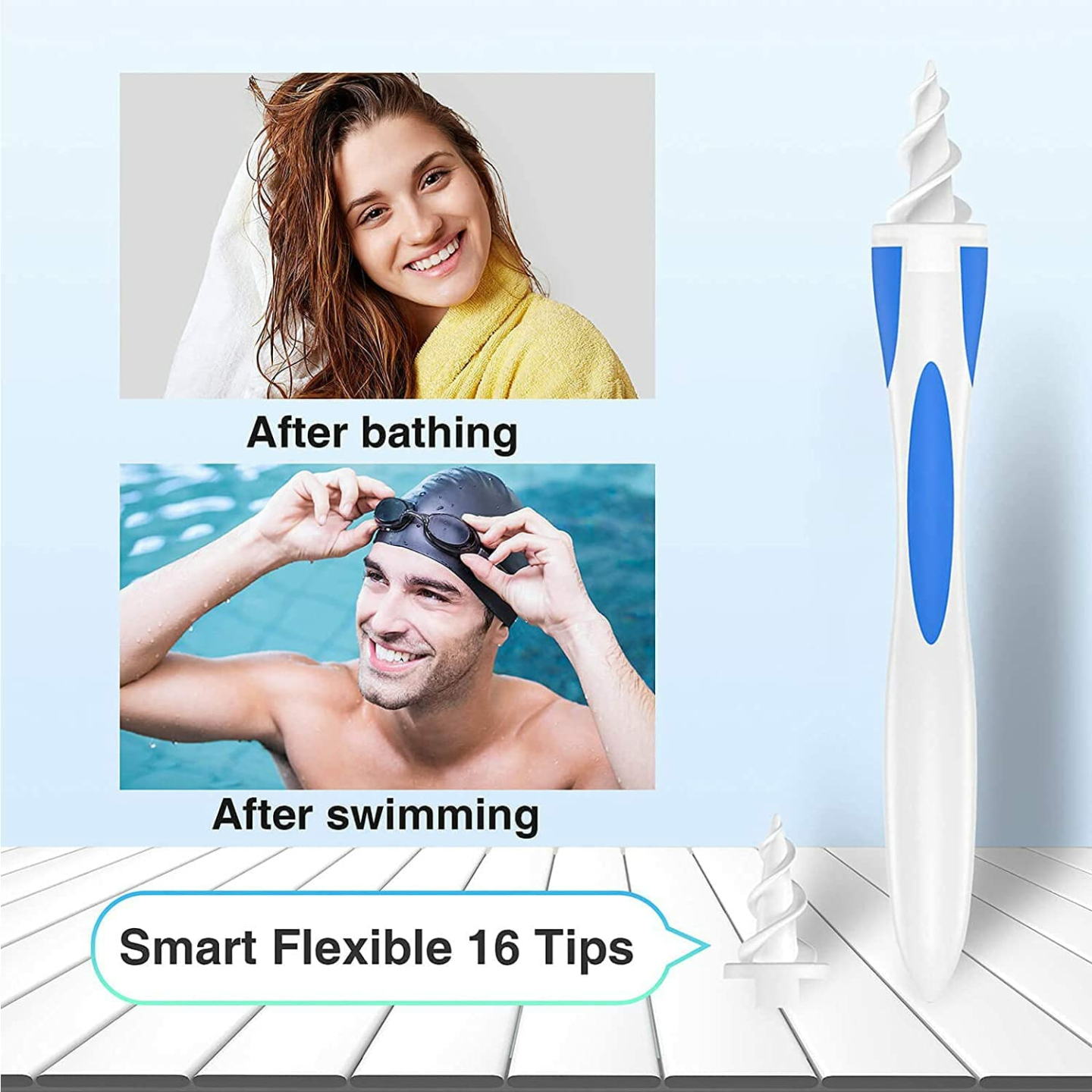 Ear Wax Remover Tool with 16 Reusable Tips