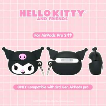 iFace AirPods Pro 2 Case [Hello Kitty and Friends] Compatible with AirPods 2nd Gen Pro - Cute Silico...
