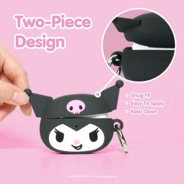 Cute iFace AirPods Pro 2 Case Hello Kitty & Friends