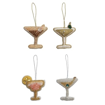 Creative Co-Op Cocktail Ornaments - Unique Holiday Decor
