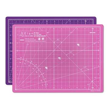 Elan A4 Self-Healing Cutting Mat for Crafting and Sewing
