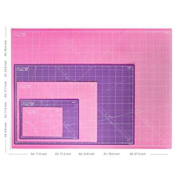 Elan A4 Self-Healing Cutting Mat for Crafting and Sewing
