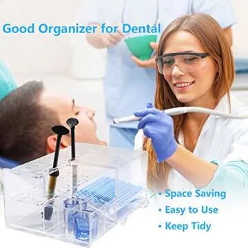 ANNWAH Dental Composite Syringe Organizer for Clinics