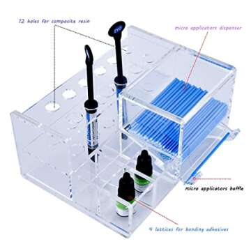 ANNWAH Dental Composite Syringe Organizer for Clinics