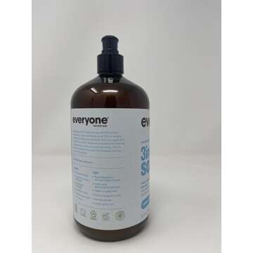 Everyone, Soap 3 in 1 Unscented, 32 Ounce