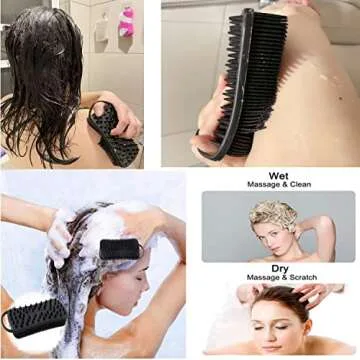 Cinlitek Dual Sided Silicone Body Scrubber - Spa Experience