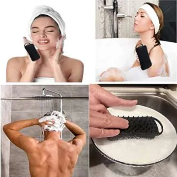 Cinlitek Dual Sided Silicone Body Scrubber - Spa Experience