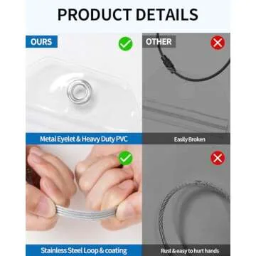 NTONPOWER 6 Pack Cruise Luggage Tags, Cruise Lanyard for Carnival, NCL, Princess, MSC Cruise Ships, Clear Plastic Luggage Tags with Zip Seal and Steel Loops, Cruise Essentials for 2023-2024