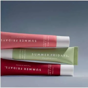Summer Fridays Vegan Lip Butter Balm Set – Hydration Trio with Mask
