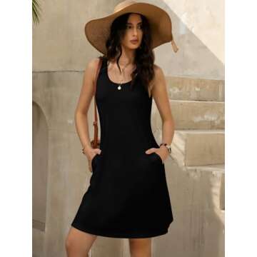 LUXVEER Women's Comfortable Summer Sundress for Beach