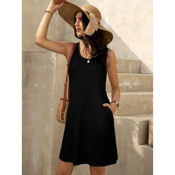 LUXVEER Women's Comfortable Summer Sundress for Beach