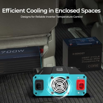 Renogy 700W Pure Sine Wave Inverter for Home RV Travel