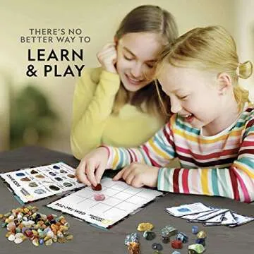 National Geographic Rock Bingo Game - Play Rock Bingo, Mineral Memory, Gemstone Trivia, & Card Games...