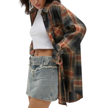 Comfort and Style with CHYRII Women's Flannel Shirt