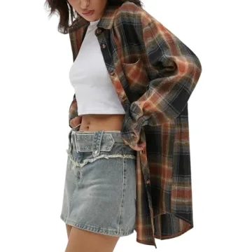 Comfort and Style with CHYRII Women's Flannel Shirt