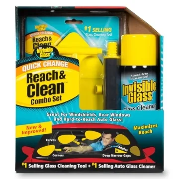 Invisible Glass Reach & Clean Tool with Premium Cleaner Kit