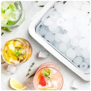 Portable Ice Maker Machine - Makes 9 Bullet Ice