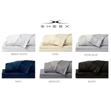 SHEEX Performance Cooling Sheet Set - Unmatched Comfort in Black
