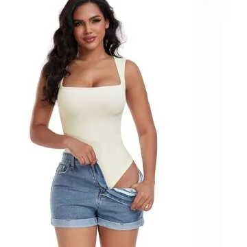 OKOLTH Women's Sleek Bodysuits for Effortless Style