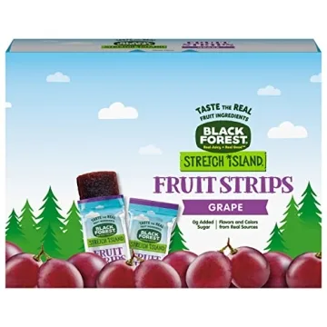 Delicious Grape Flavor Black Forest Fruit Strips - Pack of 30