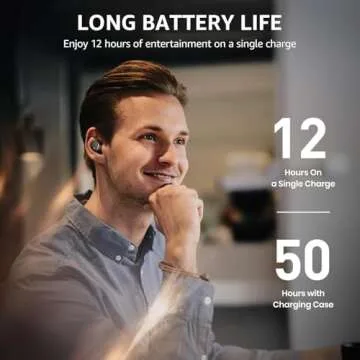 TOZO T6 Wireless Earbuds with Custom Sound and 50 Hour Battery