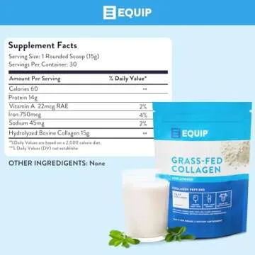 Equip Grass Fed Collagen Powder | Clean Hydrolyzed Collagen