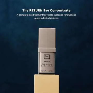 U Beauty The RETURN Eye Concentrate - Anti-Aging Eye Cream with Peptides and Antioxidants for Brighter and Tighter Under Eyes, Reduce Fine Lines, Puffiness & Dark Circles - 0.5 fl oz