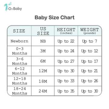 O2 BABY Baby Boys Girls Organic Cotton Zip Front Sleeper Pajamas, Footed Sleep 'n Play（0-3 Months, Brown）