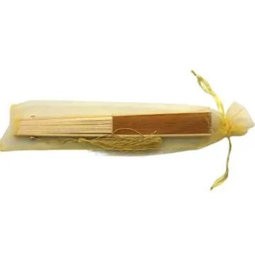 Handheld Folding Fan with Tassel - Stylish & Functional