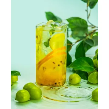 LUXU 13 oz Square Drinking Glasses Elegant Lead-Free