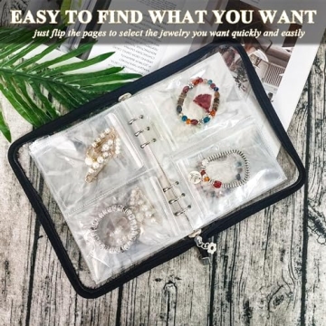LingLingo Travel Jewelry Organizer for Earrings & More
