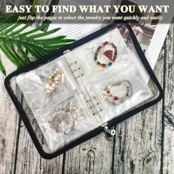 LingLingo Travel Jewelry Organizer for Earrings & More