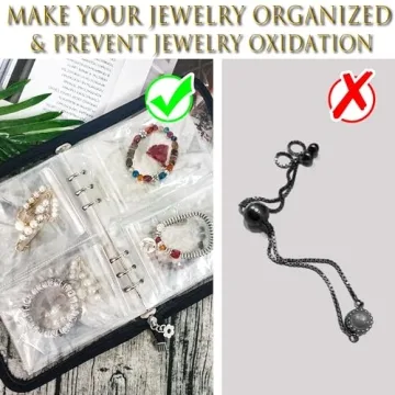 LingLingo Travel Jewelry Organizer for Earrings & More