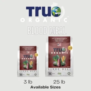 True Organic Blood Meal Fertilizer 3 lbs - Organic NPK 12-0-0