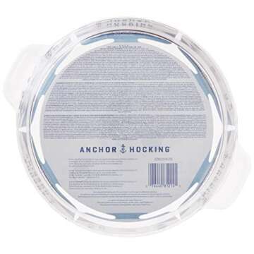 Anchor Hocking Oven Basics Glass Pie Plate