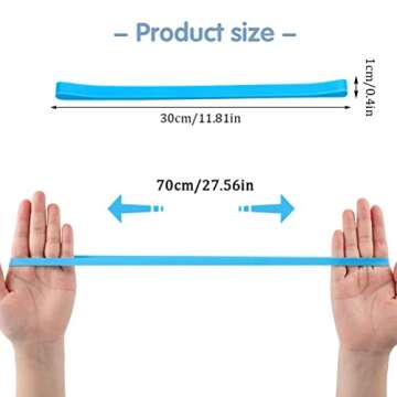 10 Pcs Towel Bands Silicone Rubber Bands, Books Outdoor Gear Packing Chair Bands Beach Towel Clips, Stretchable Towel Bands for Beach Chairs Cruise Essentials (0.4×12Inch)