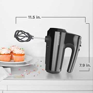 BLACK+DECKER 5 Speed Electric Hand Mixer with HELIX Beat